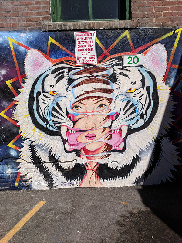 Freak alley street art